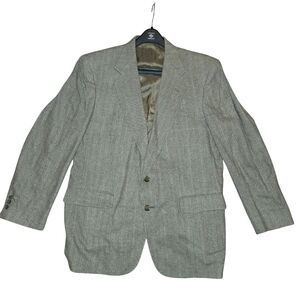Towncraft Tan Blazer/ Sports Coat, 100% Silk, 44R
